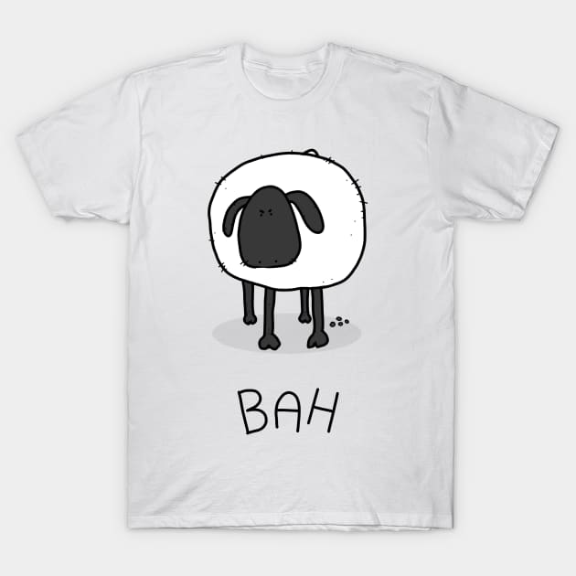 Grumpy Sheep T-Shirt by grumpyanimals